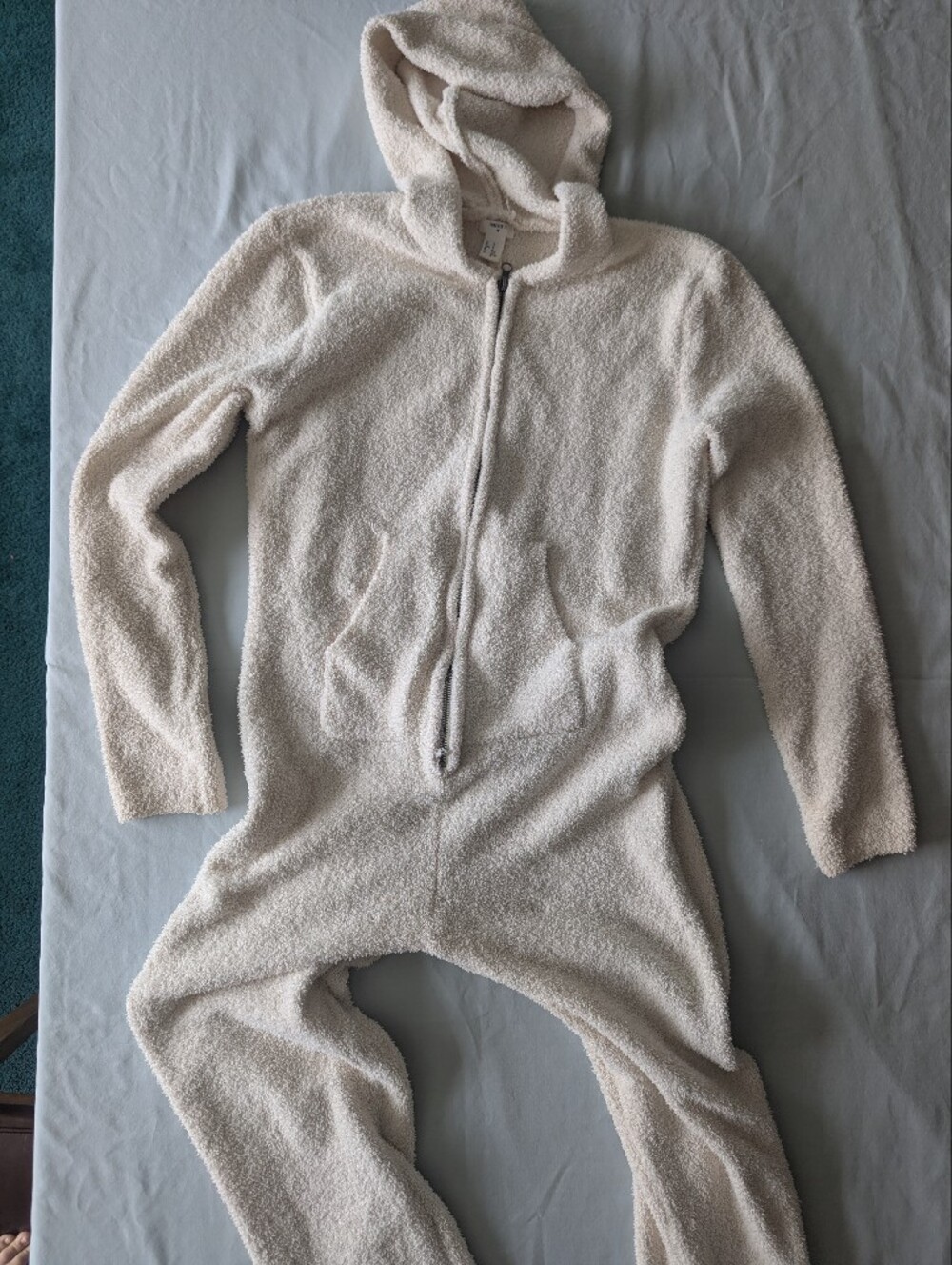 Super Soft Women's Onesie With Hood In Cream